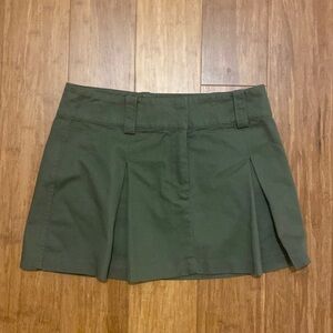 Green Mini Skirt